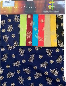 24 Karat Printed Rayon Fabric