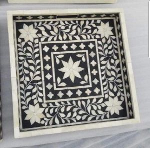 Mother of Pearl Inlay Square Tray