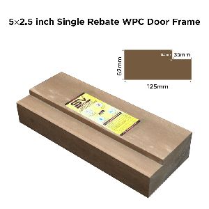 5x2.5 Inch Single Rebate WPC Door Frames