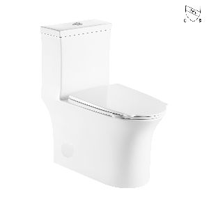 CUPC ADA bathroom ceramic skirted elongated one piece toilet