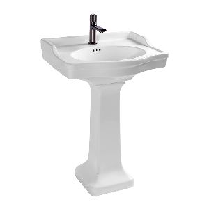 CUPC bathroom white grade-a porcelain pedestal sink MB-2069