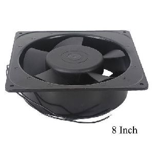 8 Inch Round Square Cooling Fan 230V AC