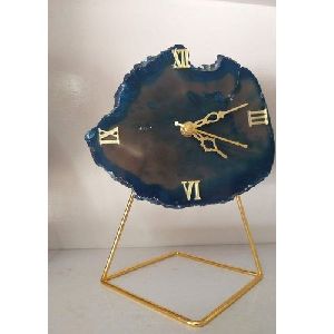 Designer Agate Clock