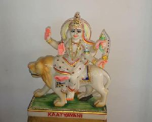 Marble Katyayani Maa Statue