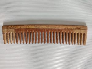 NEEM WOOD COMB - ALL COARSE WIDELY SPACED TEETH