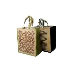 Jute hand painted bags Manufacturer and Exporter from Kolkata India