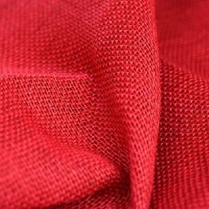 Red Jute Fabric
