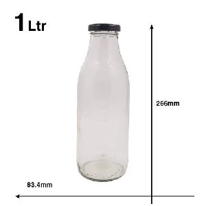 Glass Milk Bottle