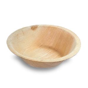 Round Areca Leaf Bowl