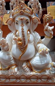 Ganapati Statue in Marble