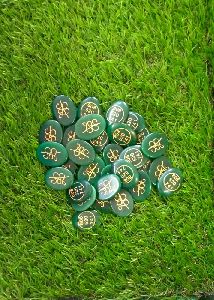Rose quartz &amp;amp;amp; green jade zybu coins