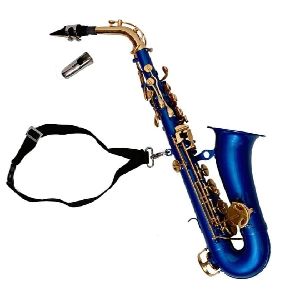 Rmze Professional Alto Brass Blue-Gold Saxophone