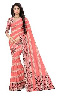 Synthetic Printed Saree