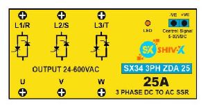 Three phase solid state relay