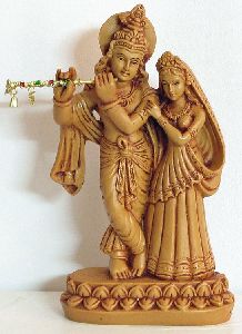 Radha Krishna standing statue