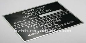 Anodize Aluminum Labels