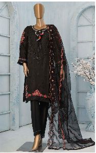 Black Sadabahar Designer Suit