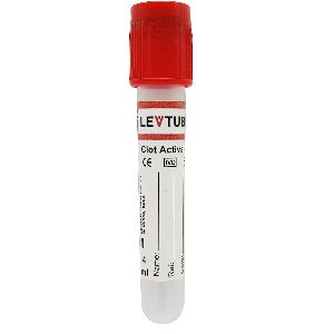 LEVRAM LEV-TUBE CLOT ACTIVATOR NON VACUUM BLOOD COLLECTION TUBE