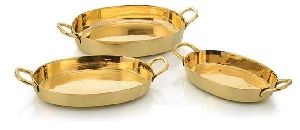 Brass Oval Pan