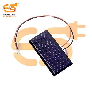 80mm x 40mm 6V 60mAh Rectangle shape polycrystalline mini epoxy solar panels with wires