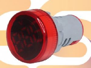 220v 20ma ac dc flush panel mount digital voltmeter led indicator light