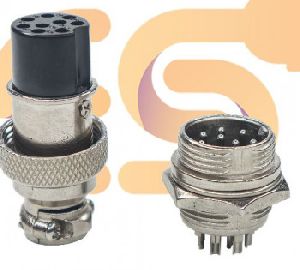 GX16 9 pin 5A Male and Female metal aviation connector