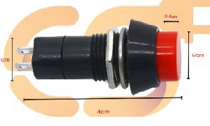Momentary push to On button red color horn switch