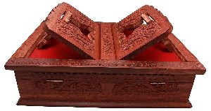 Wooden Holy Book Stand Box