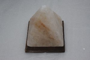 Himalayan Rock Salt Pyramid Shaped Lamp