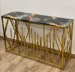 Metal console tables