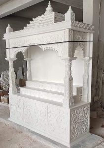 Temples in white marble