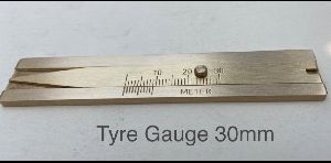 Brass tire depth gauge 30mm