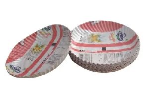 9 Inch Round Laminated Paper Plates