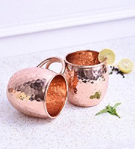 Divian Hammered Pure Copper Mug