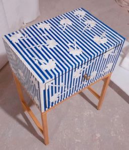 Mother Of Pearl Nightstand Table