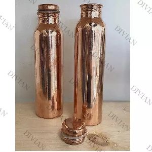 Plain  Pure Copper  Bottle