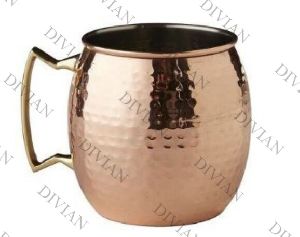 Sturdy Handcrafted Copper Mugs