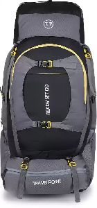 Travel Point 85L Grey and Black Rucksack Bag