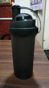 Black Plastic Shaker Bottle