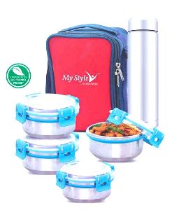Family 5 Pcs Stainless Steel Lunch Box