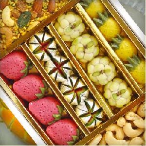 Assorted dry fruits sweets