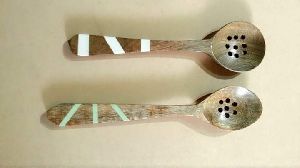 Wooden Spoon with Resin Handle