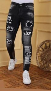 Mens Patchwork Jeans