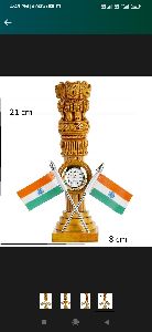 wooden watch flag ashok stambh