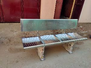 railway stainless Steel Bench