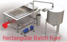 Rectangular Batch Fryer Machine