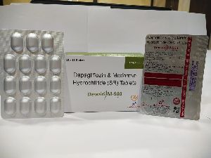 Dapagliflozin 10 Mg Metformin Hydrochloride 500 Mg, Tablet