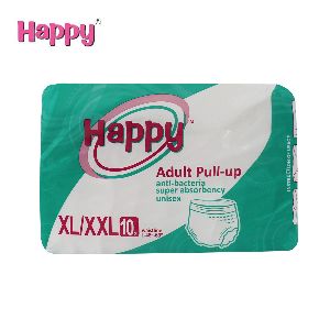 Happy Adult Disposable Pull Up Diaper-XL10