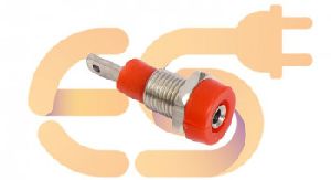 2mm 5A Red color Female socket banana connector