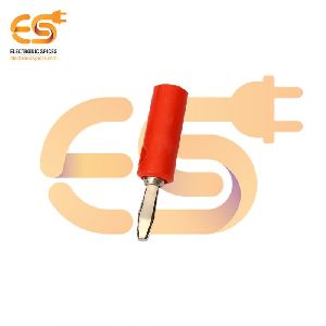 4mm 10A 4 leaf Red color Male plug banana connector